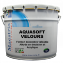 AQUASOFT VELOURS BLANC 1L