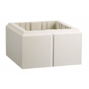 PILIER LISSE 30X30 BLANC