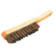 BROSSE METALLIQUE A MANCHE 4 RANGS ACIER